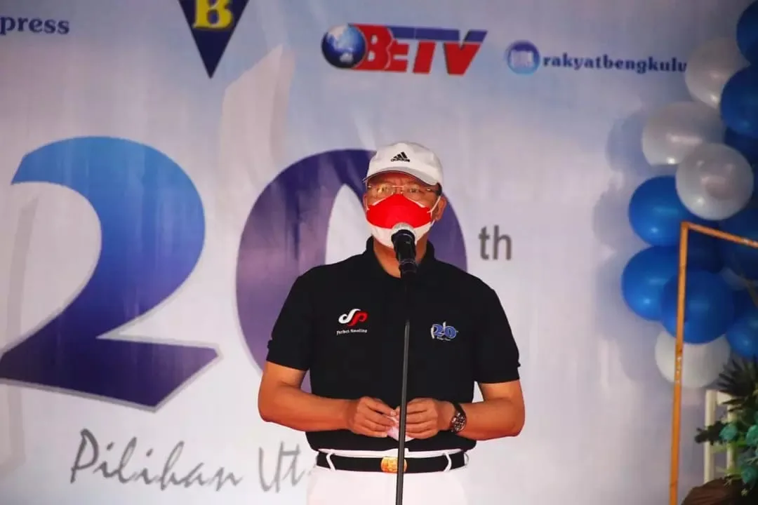 Gubernur Rohidin Imbau Perusahaan Media Berikan Warna & Energi Positif Bagi Pembangunan Bengkulu