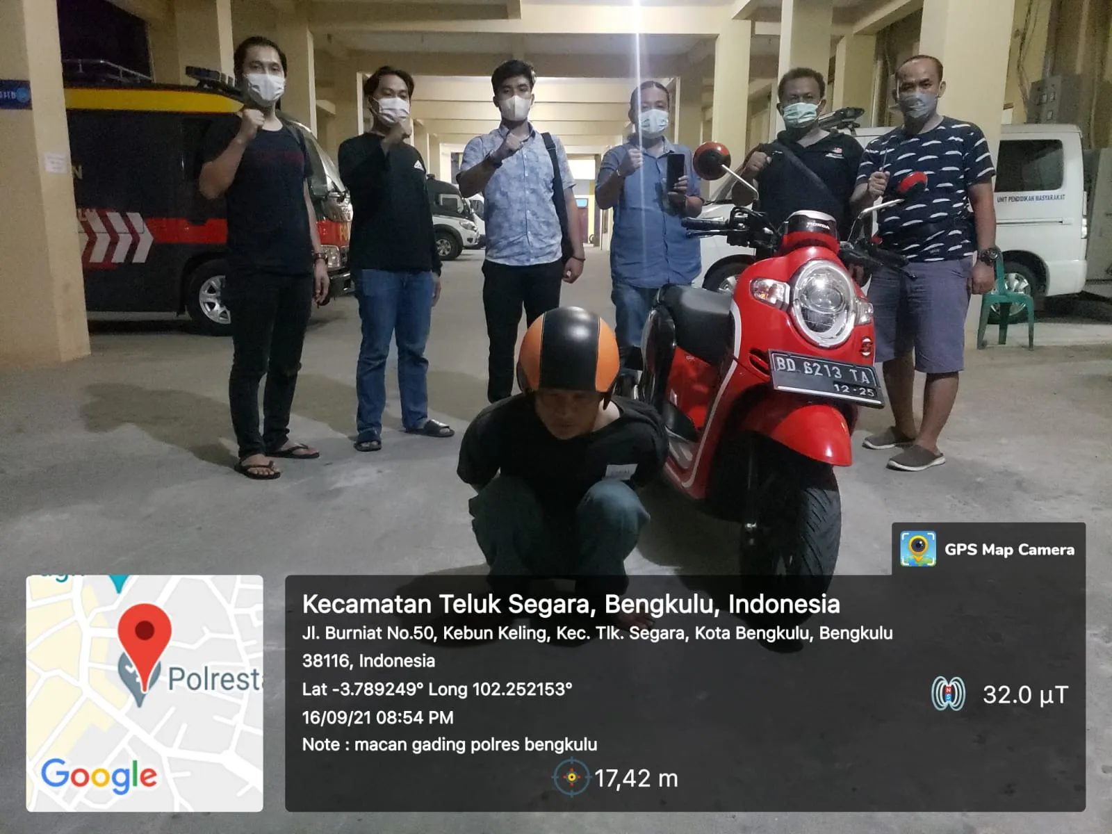 Jambret Mahasiswi, Warga Bengkulu Ditangkap Polisi