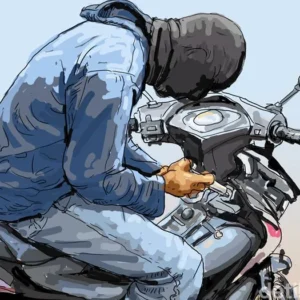 Lupa Kunci Stang, Motor Raib Dimaling