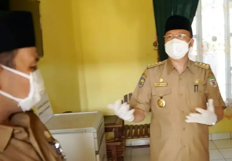 Persiapan Cadangan Ruang Perawatan Pasien Covid-19, Gubernur Rohidin Tinjau RSKJ