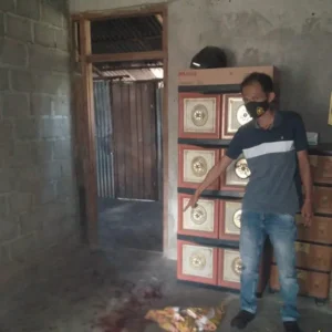 Ribut, Istri Bacok Leher dan Rahang Suami