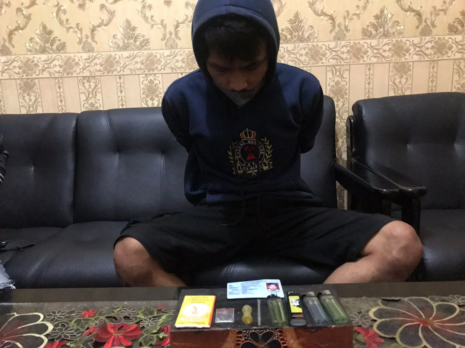 Sempat Buron, Seorang Bandar Narkoba Berhasil Ditangkap Polres RL