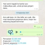 Usai Dapatkan Data Pribadi, Oknum Diduga Pegawai ACC Bengkulu Blokir Kontak WA Konsumen
