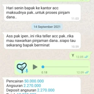 Usai Dapatkan Data Pribadi, Oknum Diduga Pegawai ACC Bengkulu Blokir Kontak WA Konsumen