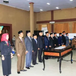 12 Pejabat Eselon II Pemkot Bengkulu Resmi Dilantik