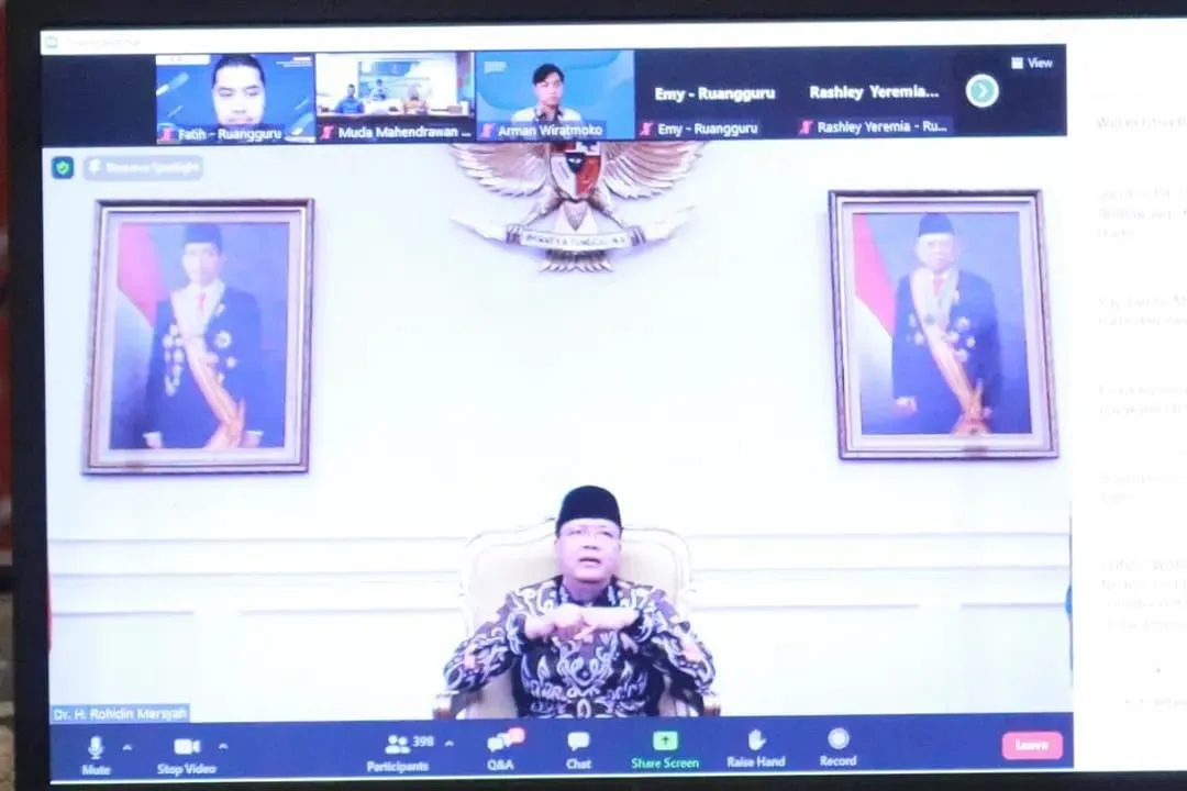 Bahas Pendidikan Bersama Ruang Guru, Gubernur Sampaikan Ini