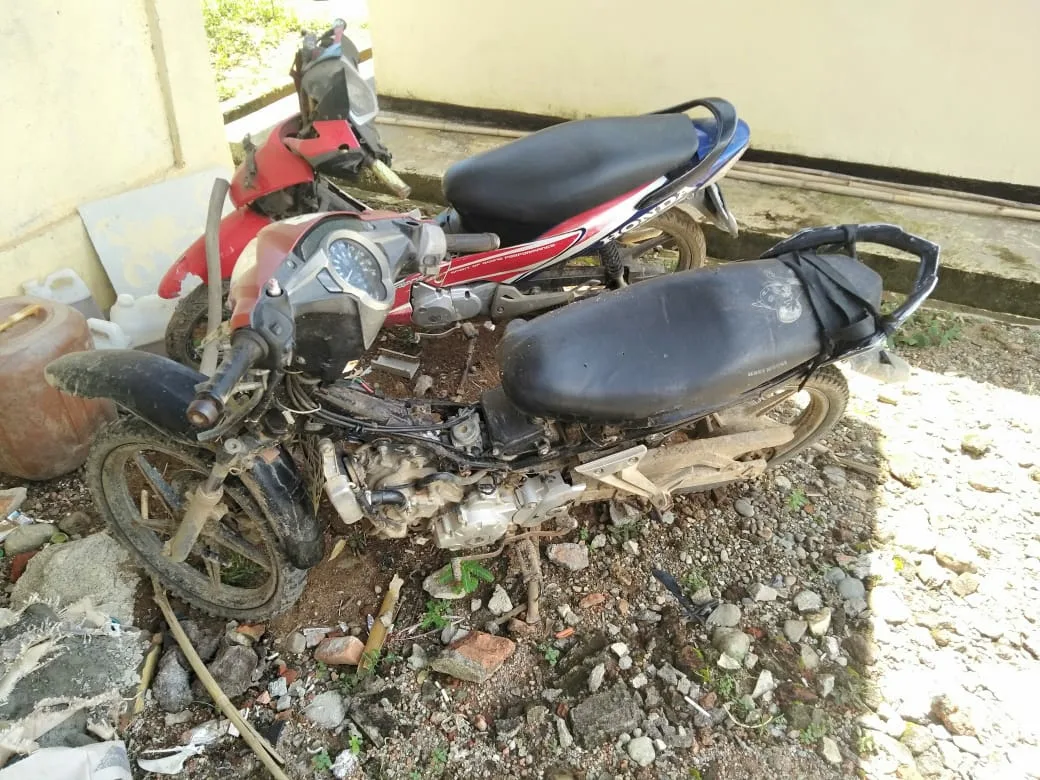 Berhenti Tanpa Menghidupkan Sein, Dua Pengendara Motor Terlibat Kecelakaan
