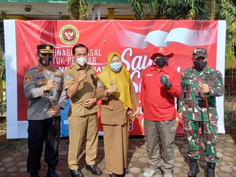 BIN Laksanakan Vaksinasi Massal Pelajar dan Door to Door