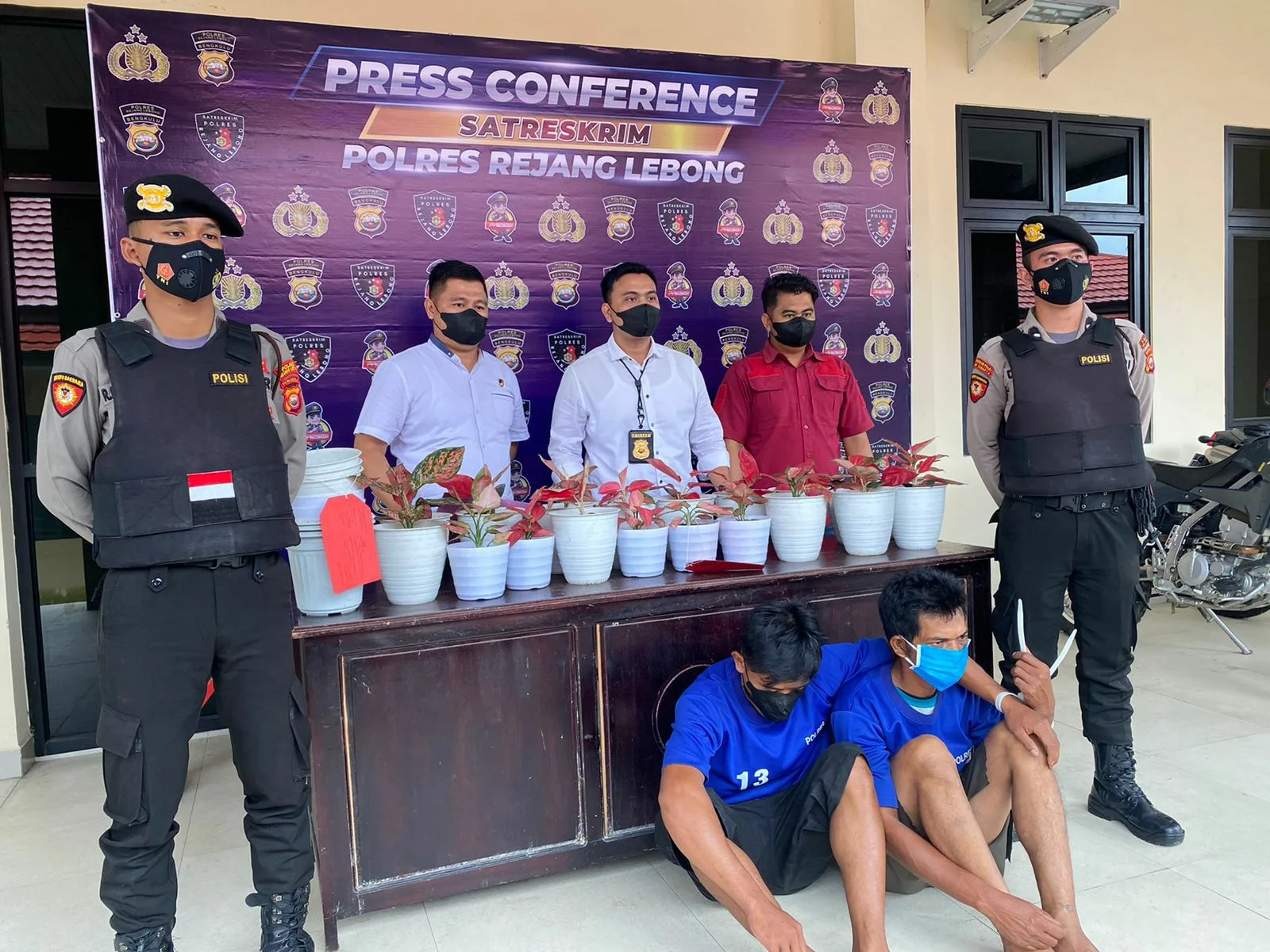 Curi Tanaman Hias, Dua Pelaku Ditangkap Polres RL