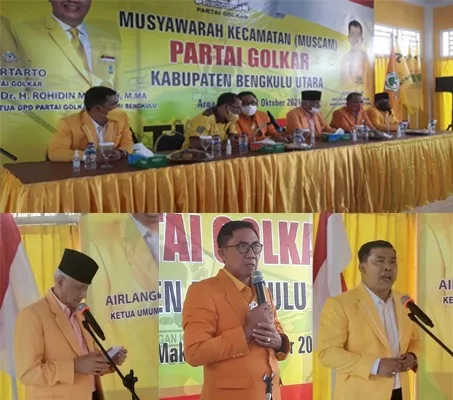 Gelar Muscam, DPD Golkar BU Matangkan Strategi Pemilu 2024