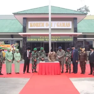 Gubernur Rohidin Resmikan Gedung Baru Korem 041/ Gamas Bengkulu