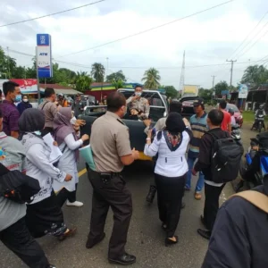Lalai, Pengendara Sepeda Motor Tabrak Penyebrang Jalan