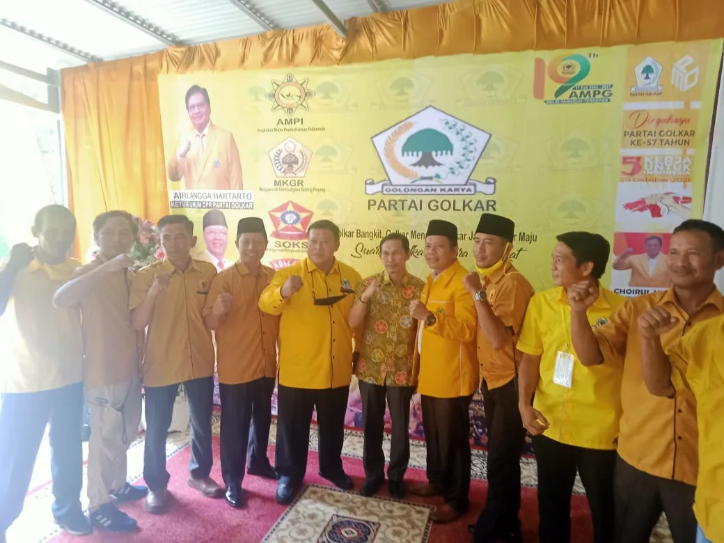 Nahkodai MKGR Kabupaten Mukomuko, M.Yusak Targetkan Kemenangan Besar Untuk Golkar