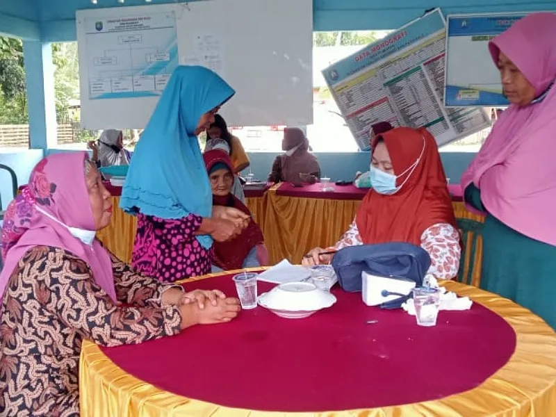 Pastikan Kesehatan Warga, Desa Pelajaran Satu Rutin Gelar Posyandu