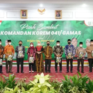 Pisah Sambut Danrem 041 Garuda Emas