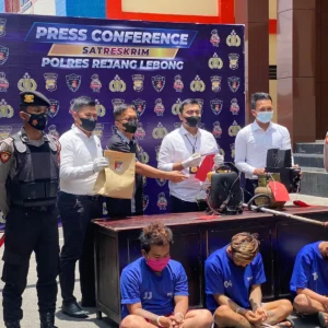 Tangkap 3 Pelaku Kurang Dari Sepekan, Polres RL Gelar Konferensi Pers