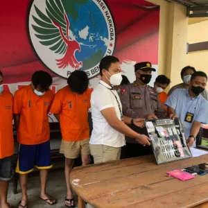 Tangkap 6 Pengguna Narkoba, Polres Bengkulu Gelar Konferensi Pers
