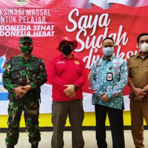 BIN Gelar Vaksinasi Dosis 2 Bagi Pelajar dan Masyarakat di Bengkulu