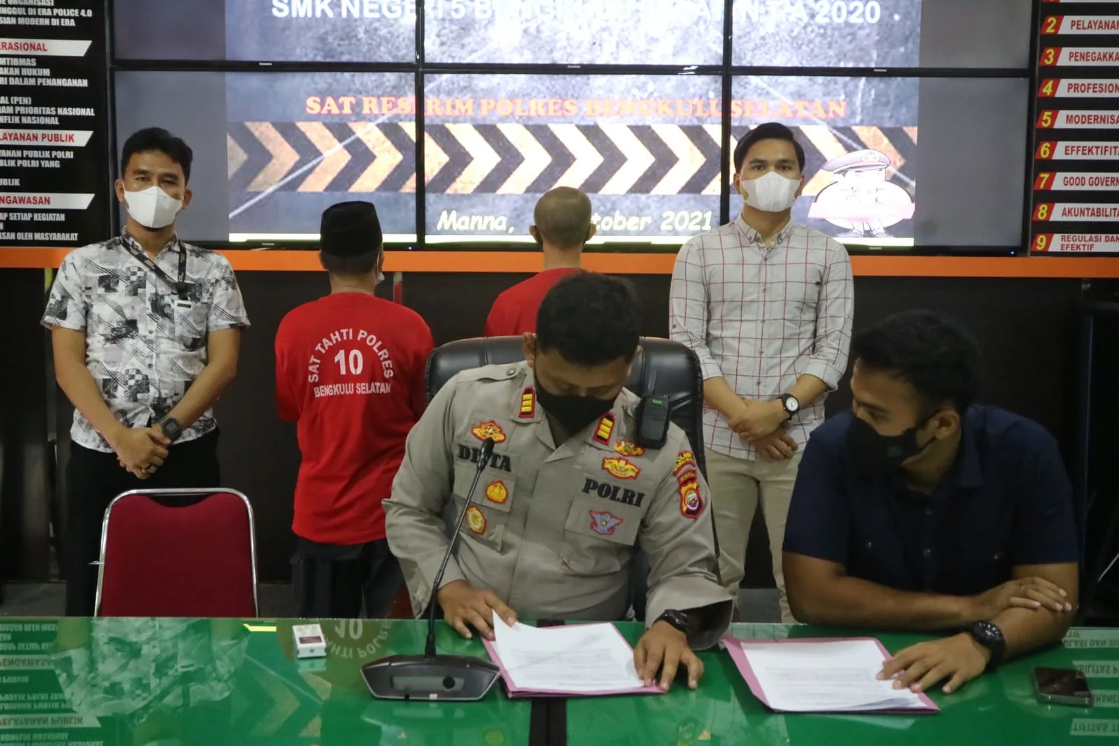 Capai Setengah Milyar Lebih, Kerugian Korupsi Kepsek dan Bendahara SMKN 5 BS