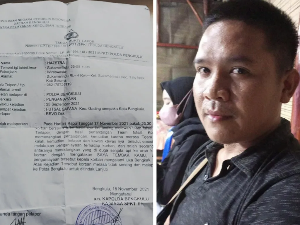 Dianiaya dan Diancam Menggunakan Senjata Api, Warga Seluma Lapor Ke Polda Bengkulu