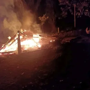 Ditinggal Sebentar, Rumah Habis Dilahap Sijago Merah