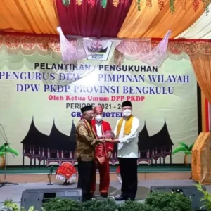 Gubernur Rohidin Kukuhkan Hasanuddin Adnan Sebagai Ketua DPW PKDP 2021-2026