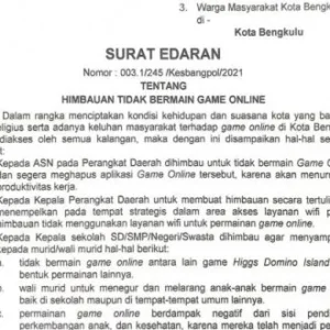 Hobi Game Online, Helmi Hasan Instruksikan Satpol PP Awasi ASN dan PTT