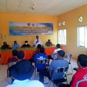 Kades dan BPD Lima Desa Kecamatan Air Rami Mukomuko Sepakat Cabut Izin PT.API