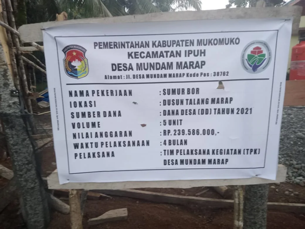 Menelan Biaya Cukup Fantastis, Warga Minta Realisasi DD Mundam Marap Dikawal Ketat