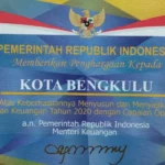 Pemkot Bengkulu Kembali Raih WTP Dari Kemnkeu