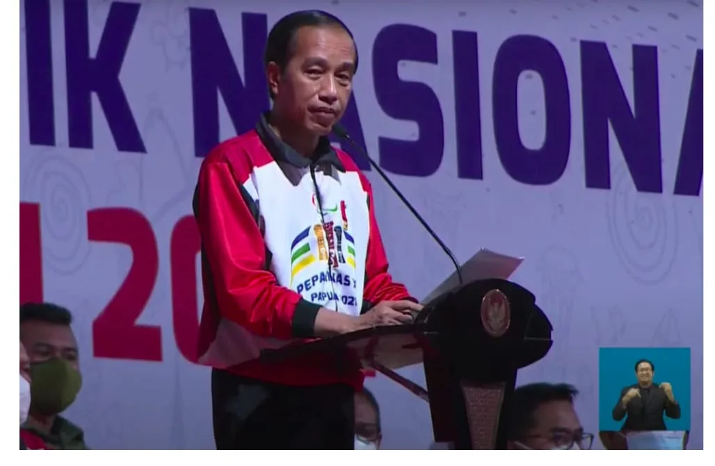 Presiden Jokowi Tutup PEPARNAS Ke-XVI 2021 Papua