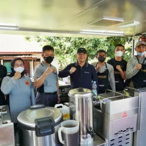 Bantu Pemerintah, Tim Saber Pungli dan Kwarda Gelar Vaksinasi Massal