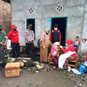 BIN Sukses Vaksinasi Massal Door to Door di Binduriang