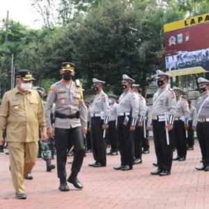 Bupati Malang Hadiri Apel Gelar Pasukan Operasi Lilin Tahun 2021