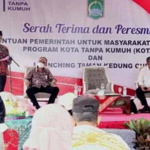 Bupati Malang Hadiri Serah Terima BPM “Kotaku” Sekaligus Launching Taman Kedung Gupit