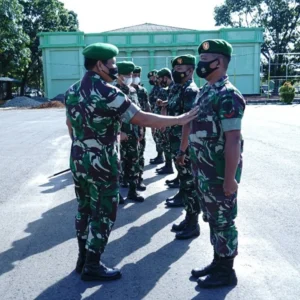 Danrem 041/Gamas Lepas Personel Apter Koramil
