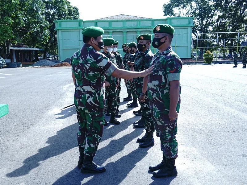 Danrem 041/Gamas Lepas Personel Apter Koramil
