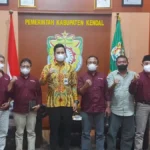 Jelang Peringatan HPN Tahun 2022, PWI Jateng Kunjungi Bupati Kendal