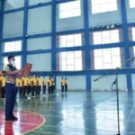 Kapolres Lamongan Pimpin Upacara Pembukaan Turnamen Bulu Tangkis Dan Bola Voli