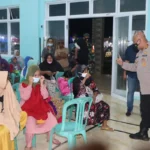 Kapolres Mukomuko Tinjau Vaksinasi Malam Hari