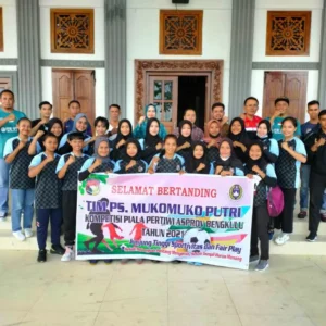 Lepas Tim Ps Mukomuko Putri, Sapuan : Tunjukkan Prestasi Jaga Sportifitas