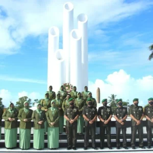 Sambut Hari Juang TNI AD dan HUT Kodam II/Sriwijaya, Prajurit Jajaran Korem 041/Gamas Gelar Ziarah di Tiga Taman Makam Pahlawan