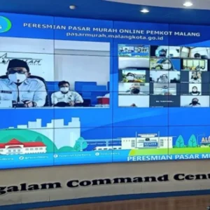 Wali Kota Launching Pasar Murah Online, Masyarakat Malang Dapat Gratis Ongkir