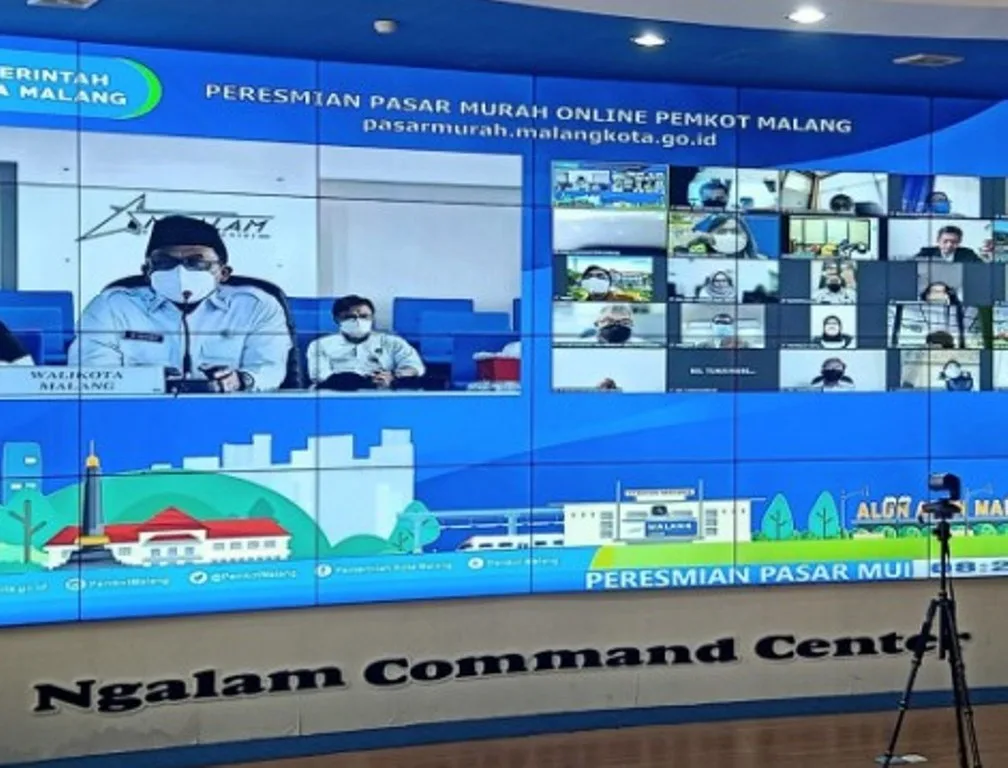 Wali Kota Launching Pasar Murah Online, Masyarakat Malang Dapat Gratis Ongkir