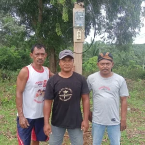 Warga Bahagia Lapangan Desa Tanjung Medan Dipasang Kwh
