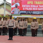30 Bintara Remaja Di Terima Polda Sumsel Saat Apel
