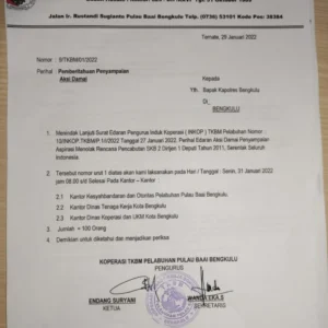 Besok PRIMKOP-TKBM Pulau Baai Bengkulu Lakukan Aksi Unjuk Rasa
