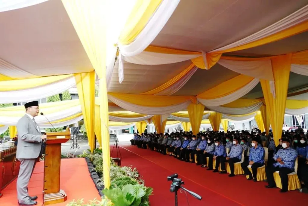 Gubernur Rohidin Lantik Ratusan Pejabat Fungsional di Akhir Tahun 2021