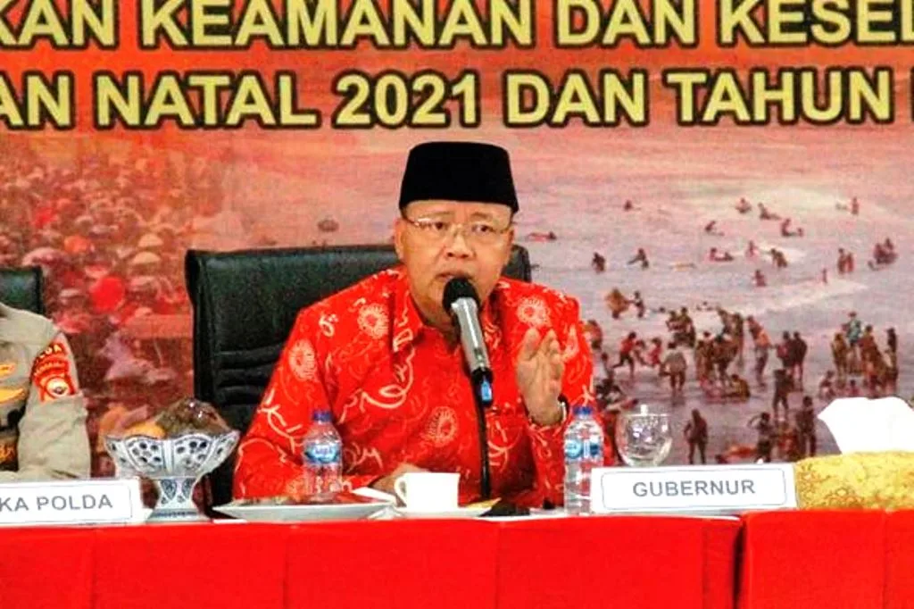 Gubernur Rohidin Pastikan Perayaan Natal dan Tahun Baru 2022 Aman dan Lancar.
