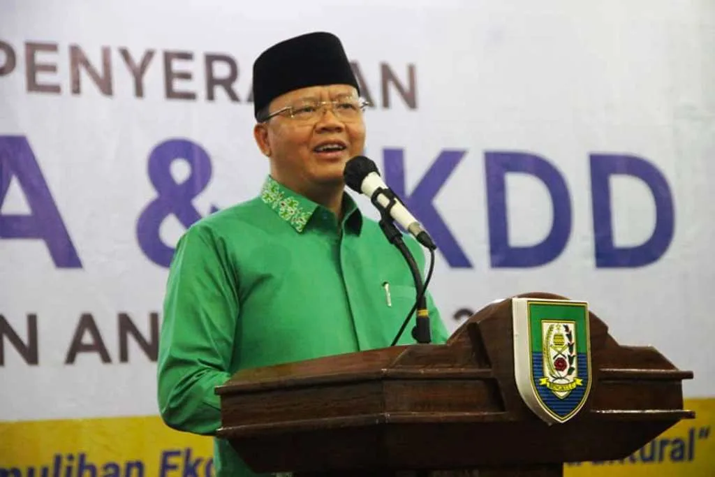 Gubernur Rohidin pimpin Penyerahan DIPA dan TKDD Tahun 2022